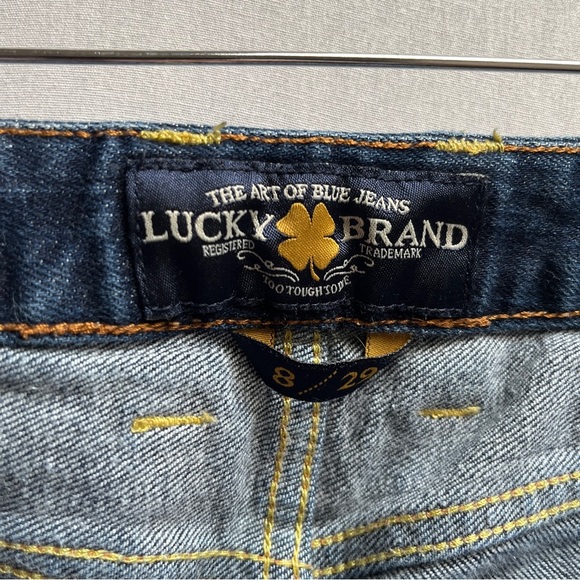 Lucky Brand Lola Skinny Dark Blue Denim Jeans Sz 29 - Picture 8 of 14